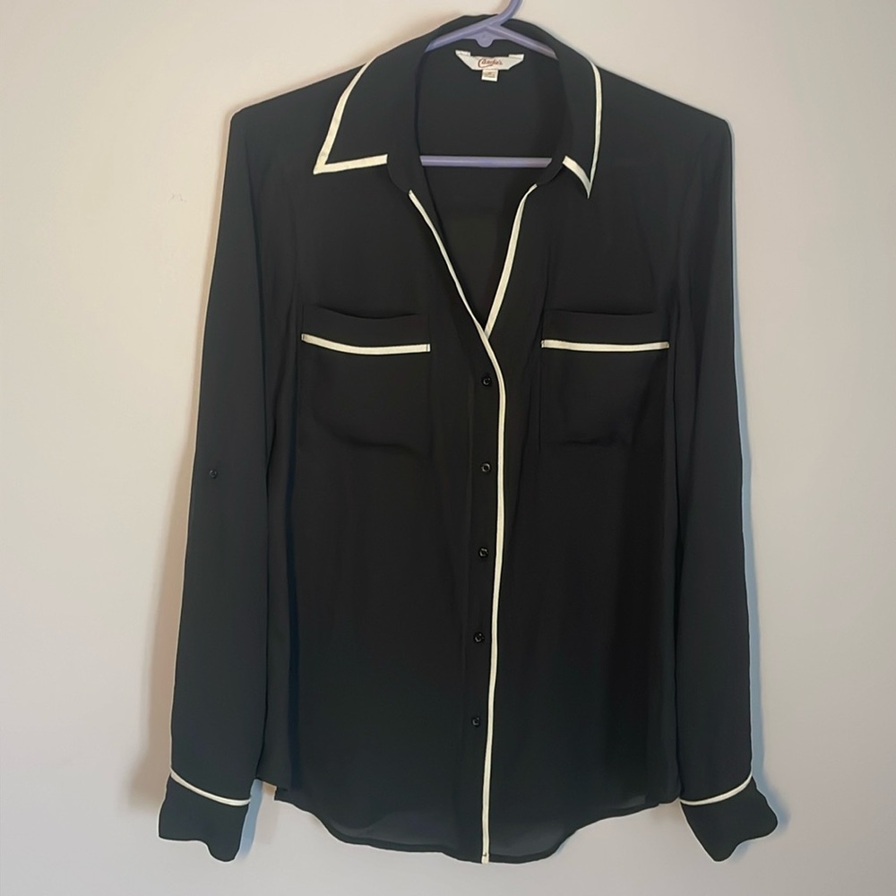 Candie’s Black Long Sleeve Top